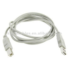 1.8M Gray USB 2.0 Male A to B Printer Cable Cord for PC